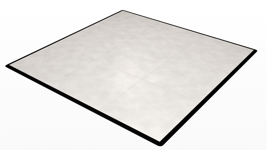 Slate White Dance Floor 9x9
