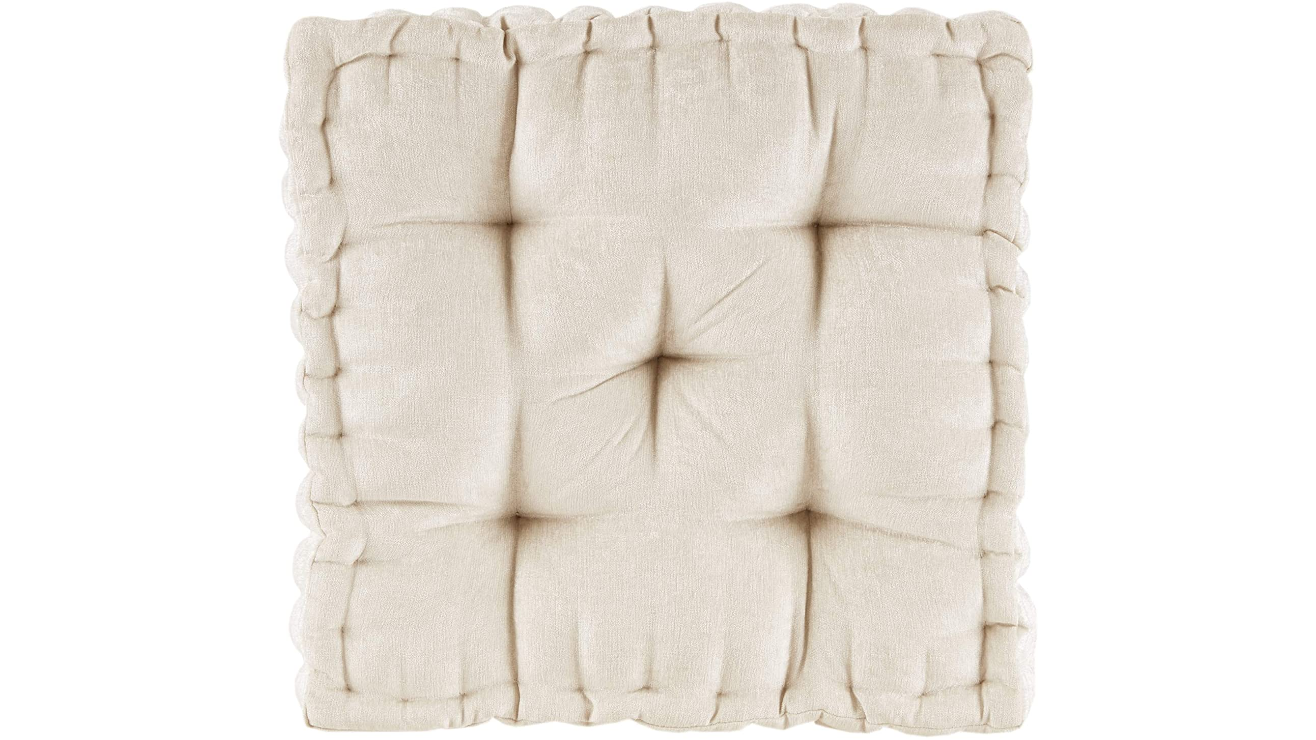 Floor Pillow Square Pouf Chenille