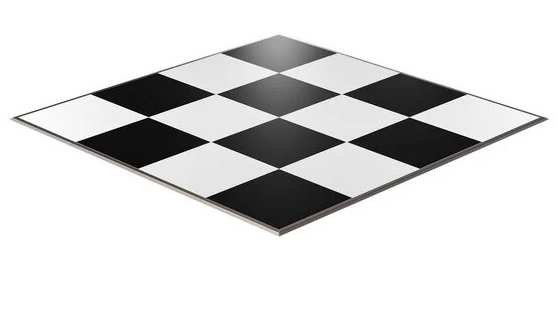 Black & White Dance Floor - 16'x16'