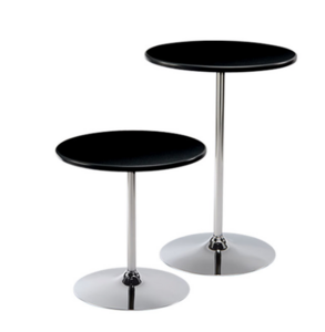 Black Top Cocktail Table rental Nashville, TN