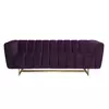 Amethyst Velvet Sofa rental in New York, NY