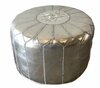 Silver Pouf rental in Chicago, IL