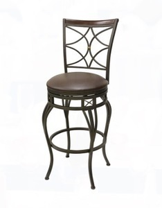 Wrought Iron Padded Barstool rental Chicago, IL