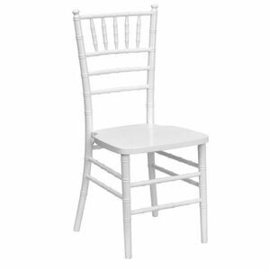 White Chiavari Chair with Padded Cushion rental Chicago, IL