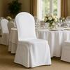 White Poly Chair Cover rental in Chicago, IL