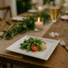White China Square Salad and Dessert Plate rental in Chicago, IL