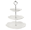 White Three Tier Dessert Tray rental in Chicago, IL
