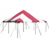 20' x 20' Red & White Pole Tent rental in Chicago, IL