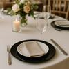 Black Acrylic Charger Plate 13" rental in Chicago, IL