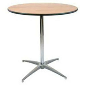 30" Round Highboy Cocktail Table rental Chicago, IL