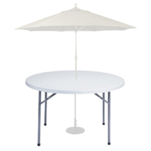 60" Round with Umbrella rental Chicago, IL