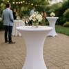 Cocktail Table Spandex Linens rental in Chicago, IL