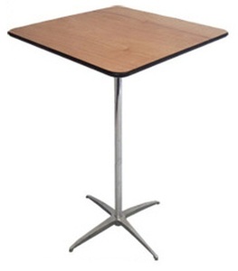Square Cocktail Table rental Chicago, IL
