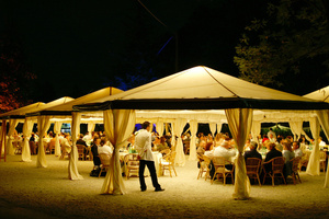 20 x 20 White Frame Tent rental Chicago, IL