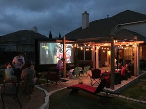 12' Backyard Movie Package rental Chicago, IL