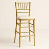 Gold Chiavari Barstool with Cushion rental in Chicago, IL