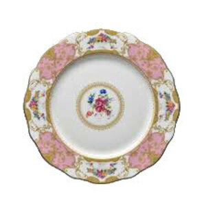 Floral Vintage Pink Dinner Plate rental San Diego, CA
