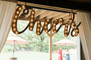 6.5ft Cursive Cheers Marquee Lights rental New Orleans, LA