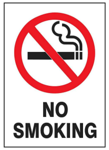 No Smoking Sign rental Los Angeles, CA