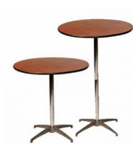 30" Round Table  rental Seattle-Tacoma, WA