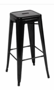 Metal bar stool rental Los Angeles, CA