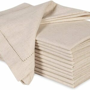 Napkins Ivory Hemstitch rental Dallas-Ft. Worth, TX