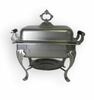 Stainless Decorated - 4 Quart Square Chaffing Dish rental in Houston, TX