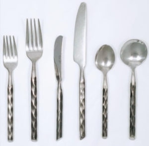 Twisted handle flatware rental Houston, TX