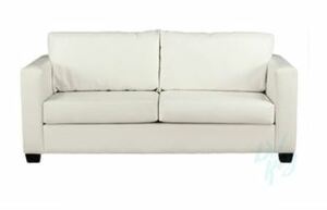 White Lounge Sofa rental Los Angeles, CA