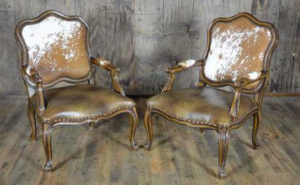 Square cow print chair  rental San Antonio, TX