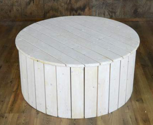 Ottoman White Pallet rental San Antonio, TX