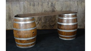 Wine Barrel Bar Top rental Dallas-Ft. Worth, TX