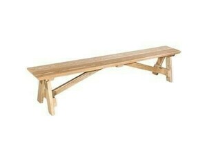 Natural Wooden Bench rental New York, NY