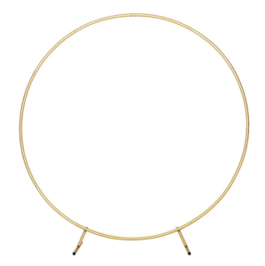 Gold Round Hoop Arch rental Dallas-Ft. Worth, TX