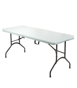 6' x 30" Fold-In-Half Table rental Los Angeles, CA