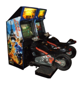 Road Burners Motorcycle Riding Game rental Los Angeles, CA