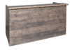 Aged Farm Wood Bar rental in Chicago, IL