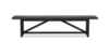 Modern Black Bench – 8’  rental in Dallas-Ft. Worth, TX