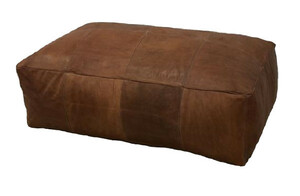 Rectangular Leather Ottoman rental Atlanta, GA