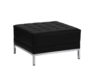Jaxon Black Leather Ottoman rental in Philadelphia, PA