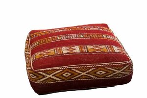 Maroon Patterned Floor Cushion rental Philadelphia, PA