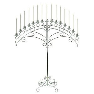 Silver Fan 15 Light Candelabra rental Philadelphia, PA