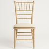 Natural Chiavari Chair with Pad rental in Phoenix, AZ