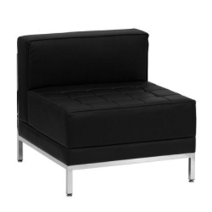 Black Leather Chair rental Denver, CO