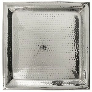 Hammered Square Tray Large rental Denver, CO