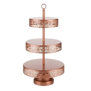 Copper 3 Tier Dessert Tray rental Denver, CO