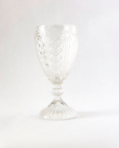 White Carousel Goblet   rental Denver, CO