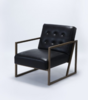 Black and Gold Modern Chair rental in Denver, CO