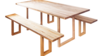 Elegant Wooden Table and Bench Set rental in Atlanta, GA