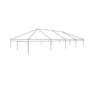 30 x 100 White Frame Tent rental Salt Lake City, UT